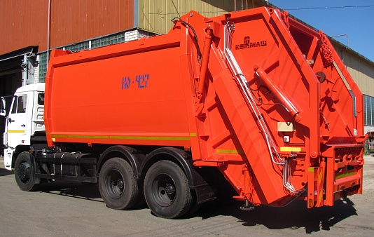 Мусоровоз с задней загрузкой КО-427-80