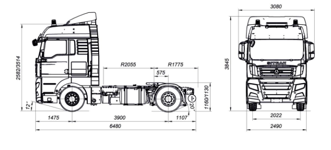 Фотография Тягач SITRAK С7Н 4х2 ZZ4186V391HE {ADR)*