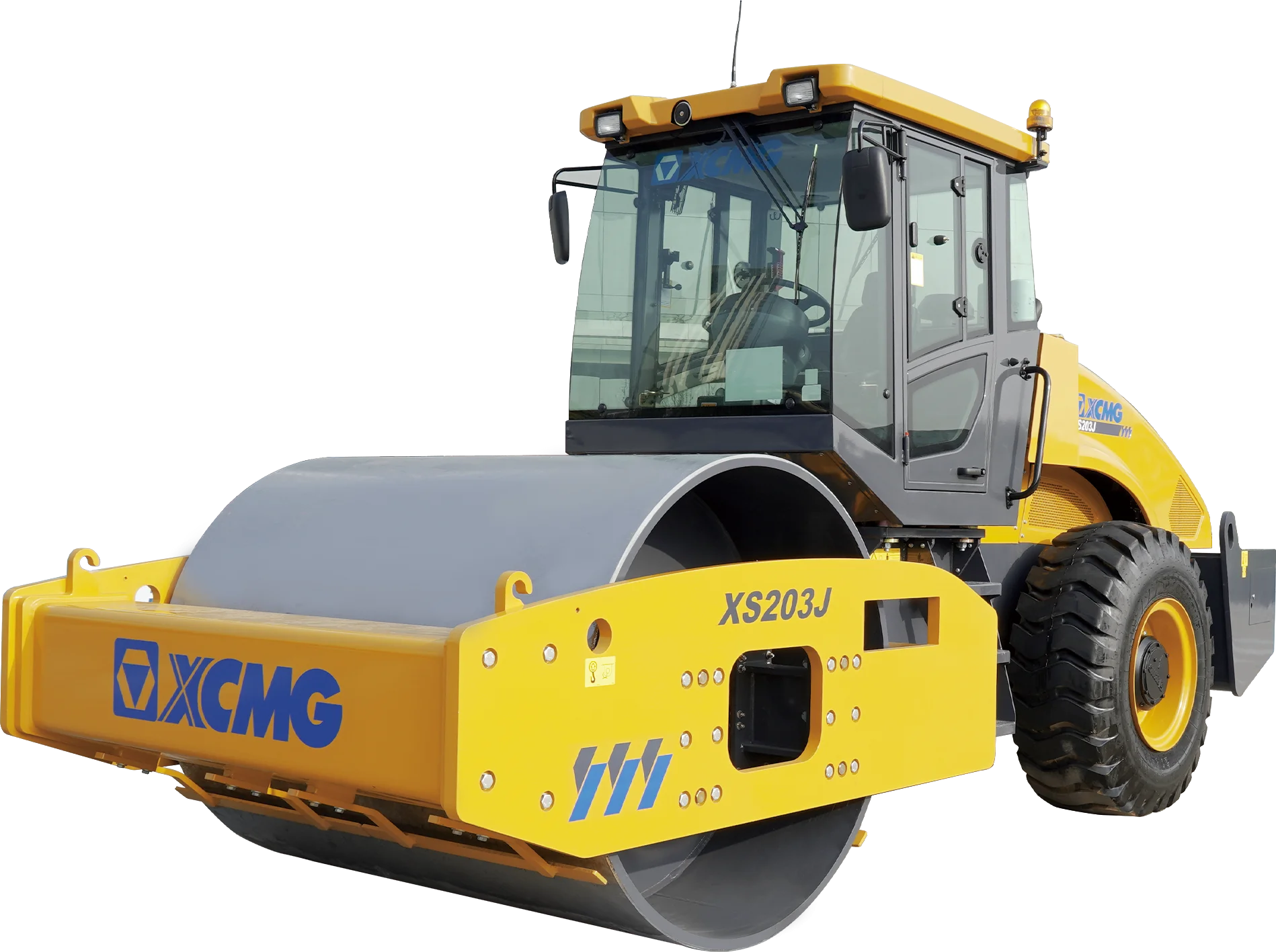 Фотография Каток одновальцовый грунтовый с гидравлическим полным приводом XS203