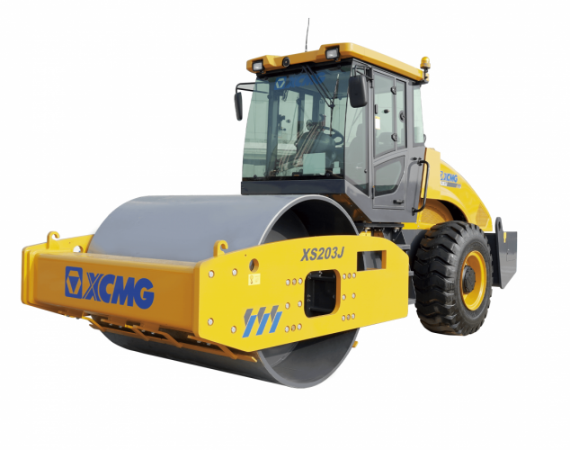 Каток одновальцовый грунтовый с гидравлическим полным приводом XS203