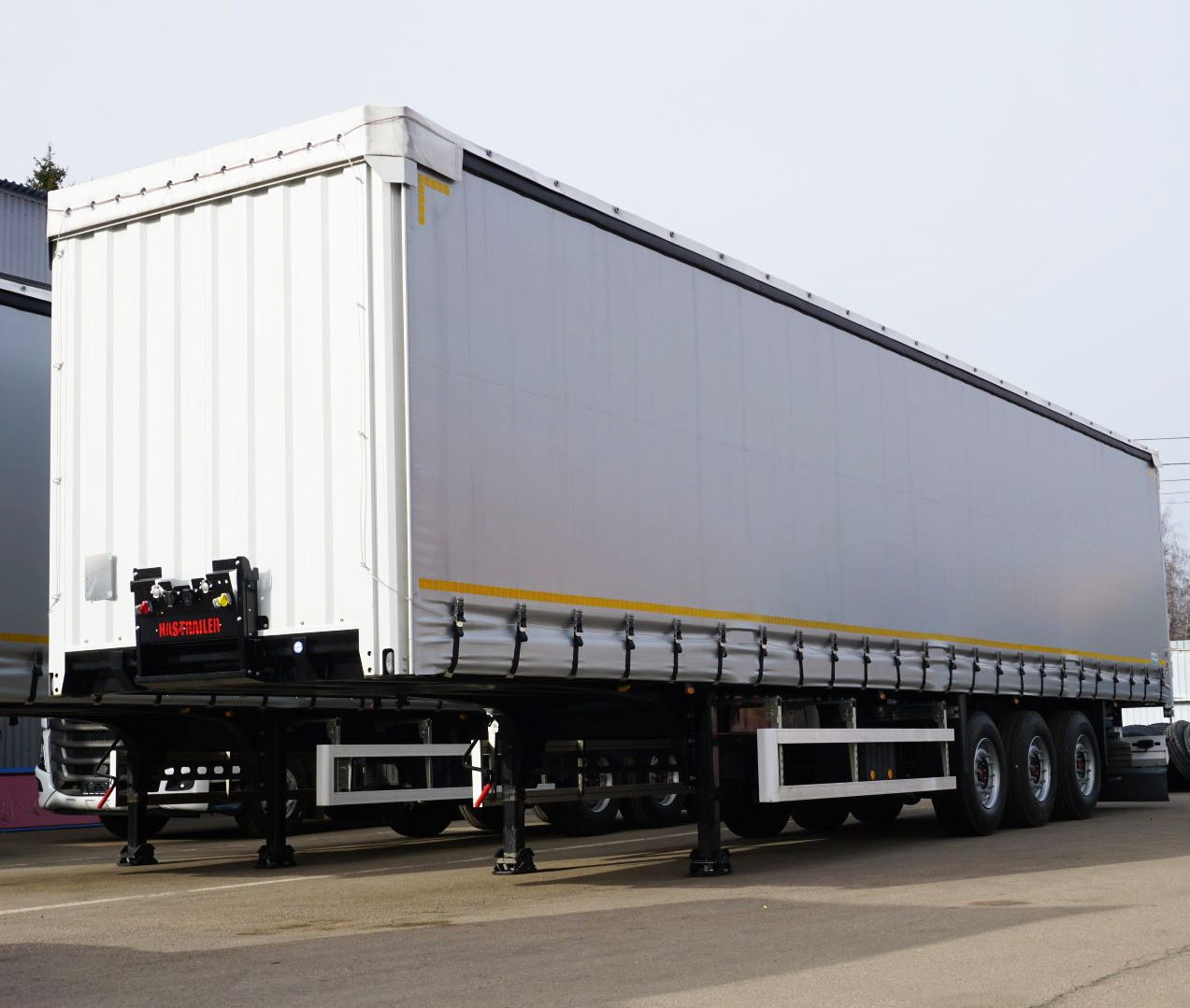 Полуприцеп шторный HASTRAILER 13.6м