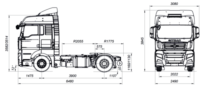 Фотография Тягач SITRAK С7Н 4х2 ZZ4186V391HE S-AMT