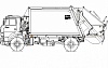 Мусоровоз с задней загрузкой КО-440В