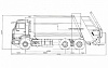 Мусоровоз с задней загрузкой МКЗ 7017 К3 (784601) HM-18